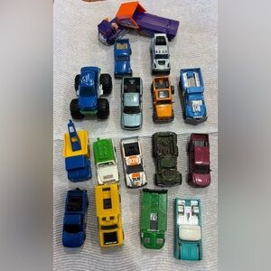 Hot Wheels, Matso, Matchbox trucks Lot Of 16 total